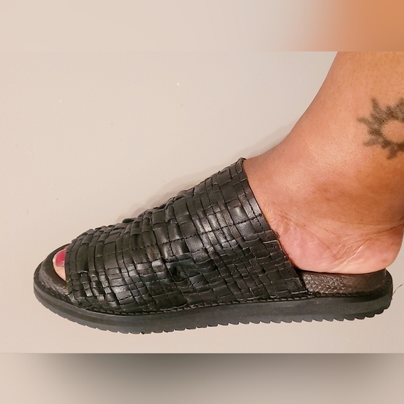 Free People Idlewild Footbed Sandals Size 38 - Picture 7 of 8